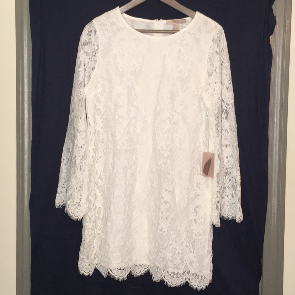 Forever 21 Lace Long Sleeve Dress